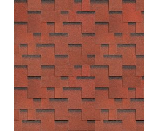 Гибкая черепица Технониколь Shinglas Фокстрот Рябина