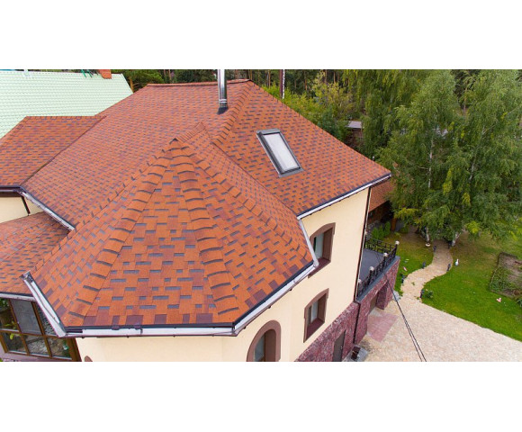 Гибкая черепица Технониколь Shinglas Фокстрот Рябина