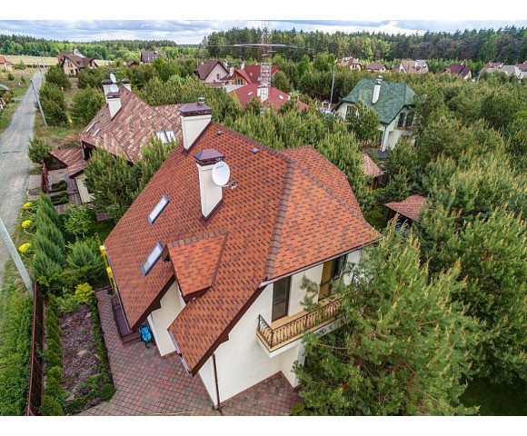 Гибкая черепица Технониколь Shinglas Фокстрот Рябина