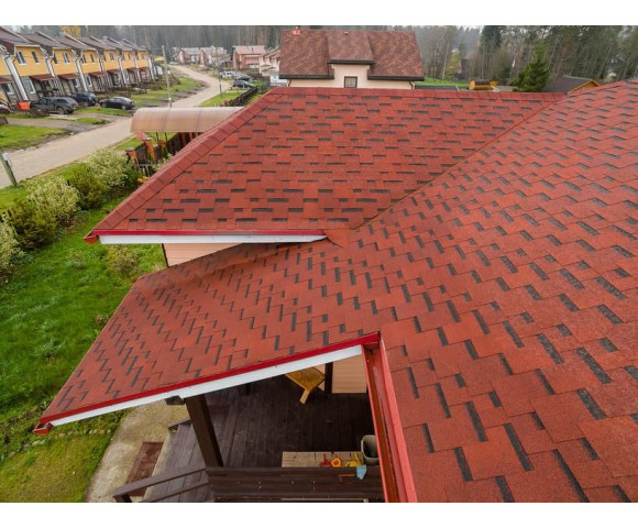 Гибкая черепица Технониколь Shinglas Фокстрот Рябина