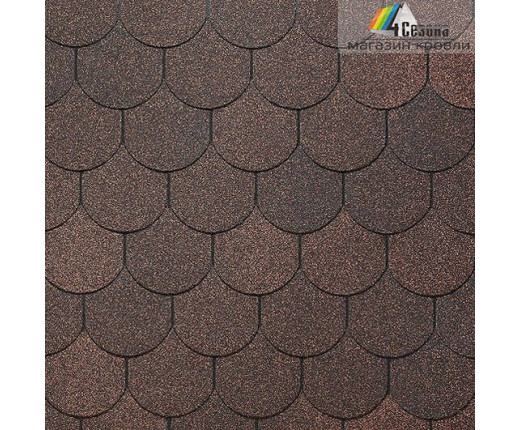 Мягкая кровля Docke Standart Кольчуга Коричневый