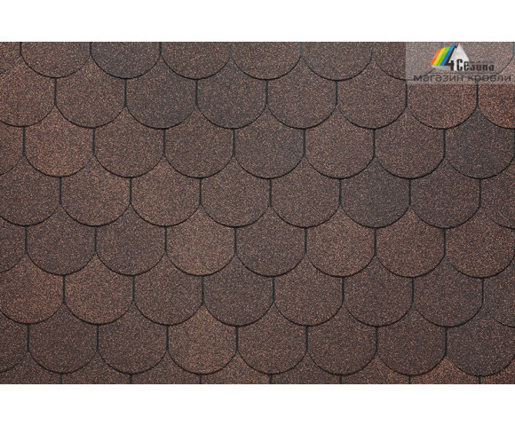 Мягкая кровля Docke Standart Кольчуга Коричневый
