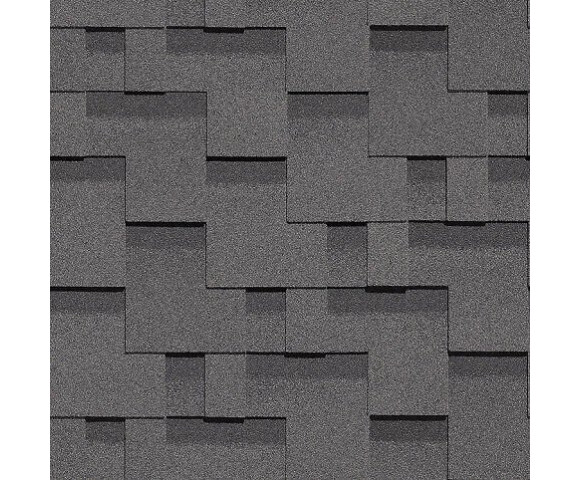 Мягкая кровля Docke Standart Тетрис Серый