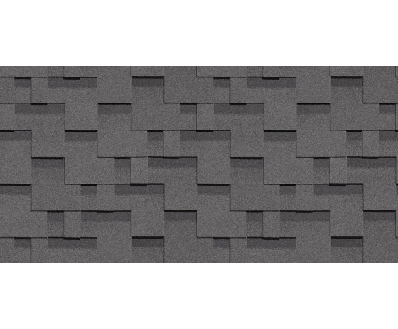 Мягкая кровля Docke Standart Тетрис Серый