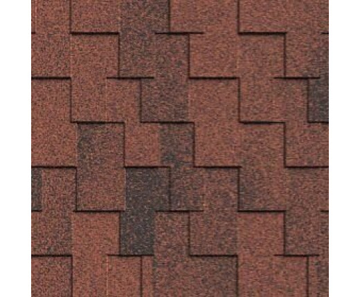 Мягкая кровля Икопал Плано Кларо Антик Кирпично-красный