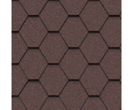 Мягкая кровля Икопал Плано Натур Коричневый