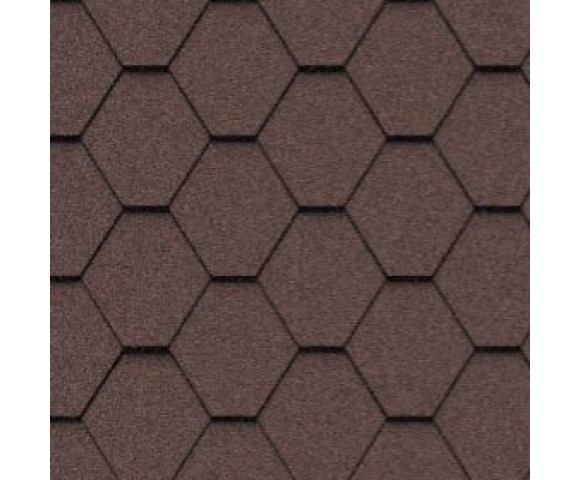 Мягкая кровля Икопал Плано Натур Коричневый