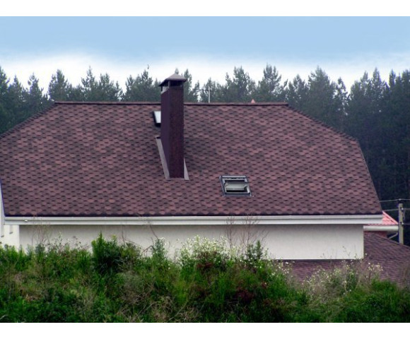 Мягкая кровля Катепал Джази Красный