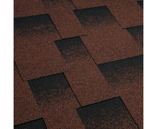 Мягкая кровля Керабит L+ Красно-черный