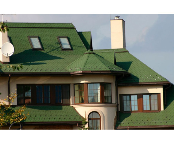 Мягкая кровля Тегола Нордлэнд Антик Зеленый