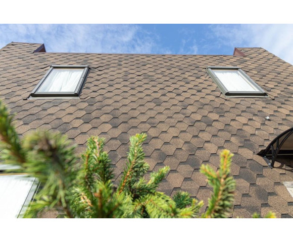 Финская черепица Shinglas Соната Коричневый