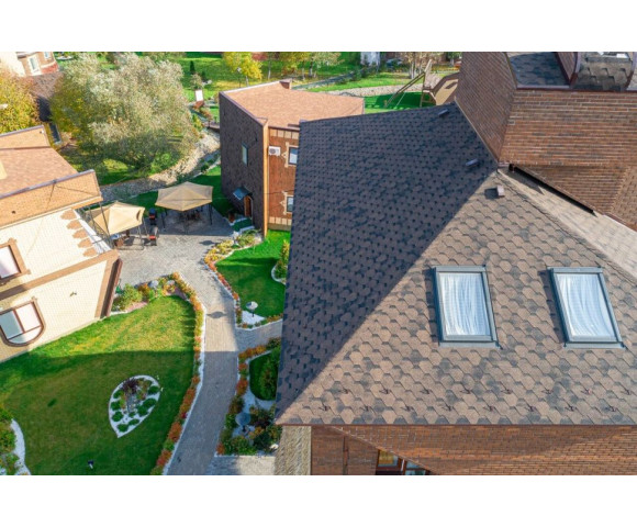 Финская черепица Shinglas Соната Коричневый