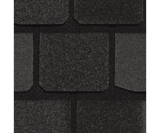 Гибкая черепица Certainteed Highland Slate black granite