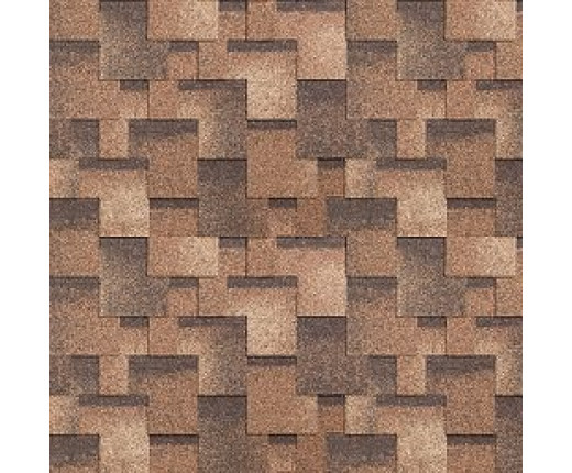 Гибкая черепица Технониколь Shinglas Фокстрот Сандал