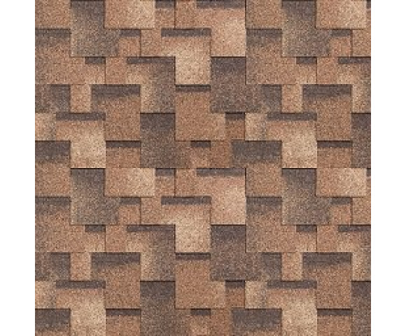 Гибкая черепица Технониколь Shinglas Фокстрот Сандал