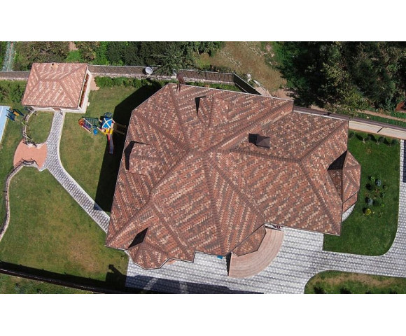 Гибкая черепица Технониколь Shinglas Фокстрот Сандал