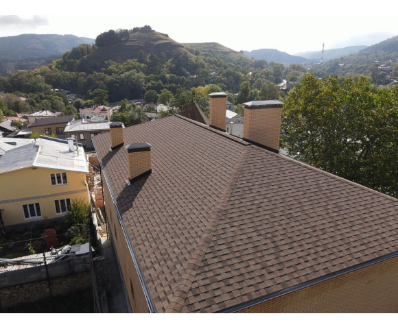 Ламинированная черепица Docke Dragon Premium Капучино