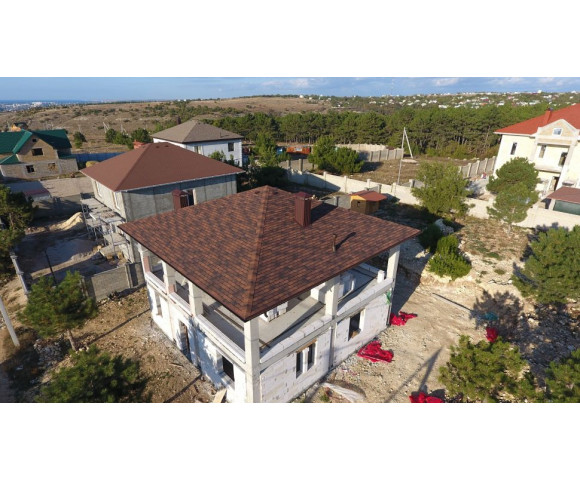 Мягкая кровля Docke Premium Женева Кофе