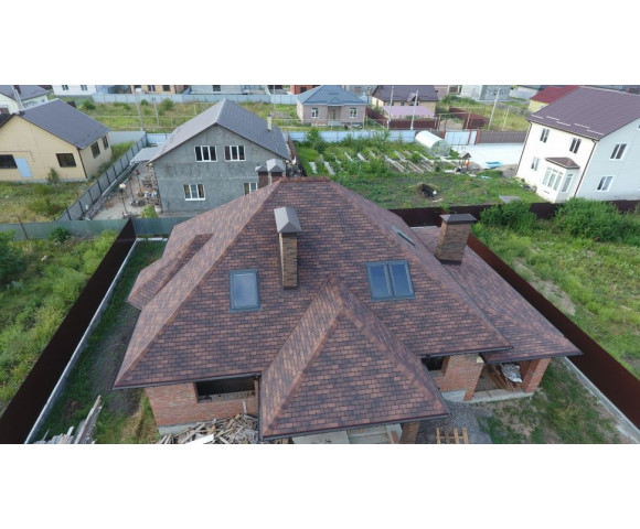 Мягкая кровля Docke Premium Женева Кофе