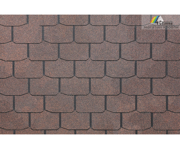 Мягкая кровля Docke Standart Крона Коричневый
