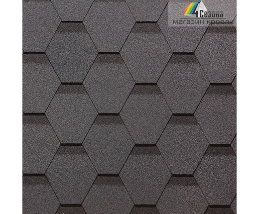 Мягкая кровля Docke Standart Сота Серый