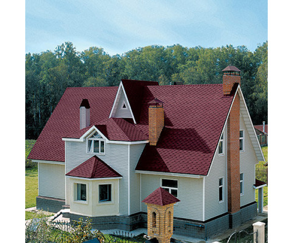 Мягкая кровля Катепал Катрилли Осенний красный