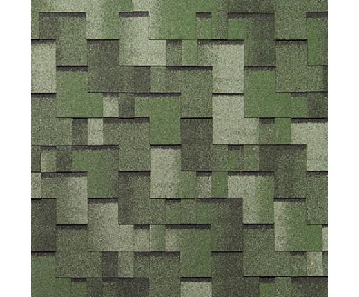 Мягкая кровля Тегола Нордлэнд Альпин Зеленый с отливом