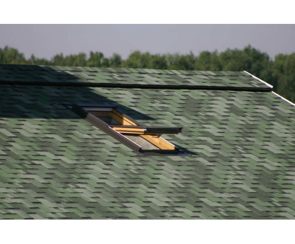 Мягкая кровля Тегола Нордлэнд Альпин Зеленый с отливом