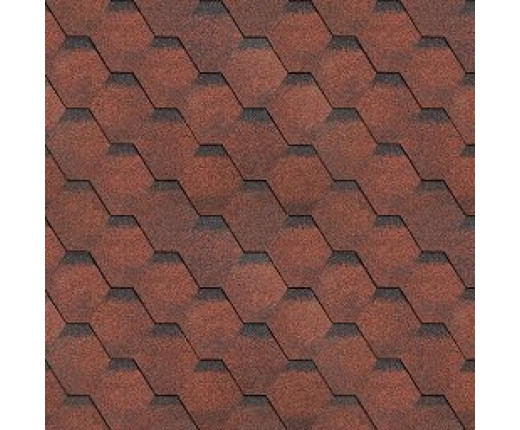 Финская черепица Shinglas Соната Красный