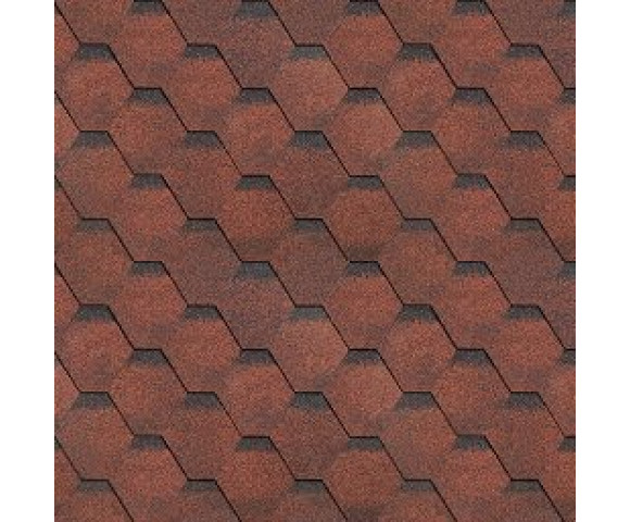 Финская черепица Shinglas Соната Красный