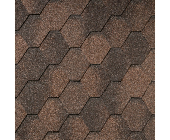 Гибкая черепица Quiet title Rombica Медь