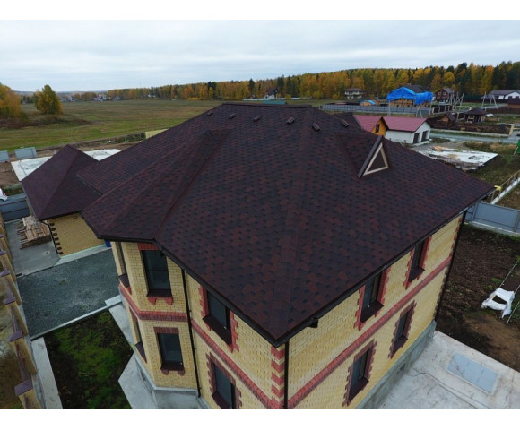 Мягкая кровля Docke Premium Шеффилд Бисквит