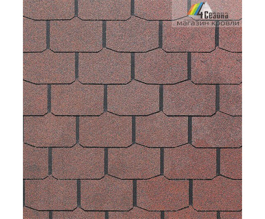 Мягкая кровля Docke Standart Крона Красный