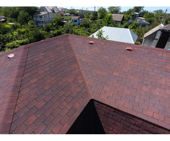 Мягкая кровля Docke Standart Крона Красный