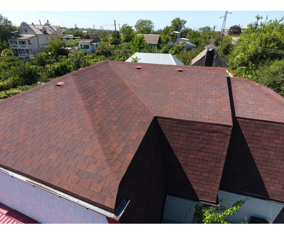 Мягкая кровля Docke Standart Крона Красный