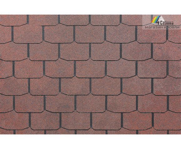 Мягкая кровля Docke Standart Крона Красный