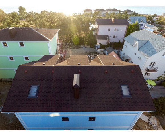 Мягкая кровля Docke Standart Тетрис Красный