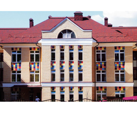 Мягкая кровля Тегола Нордлэнд Альпин Красный с отливом