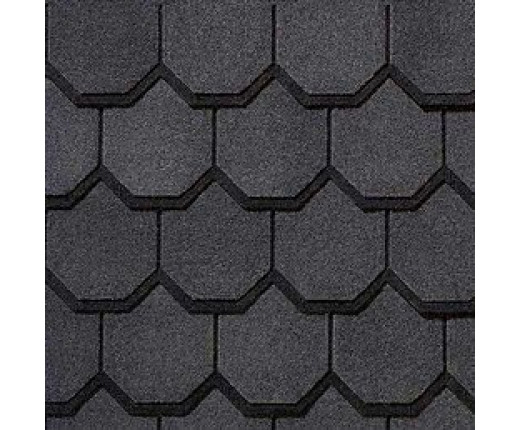 Гибкая черепица Certainteed Carriage House black pearl