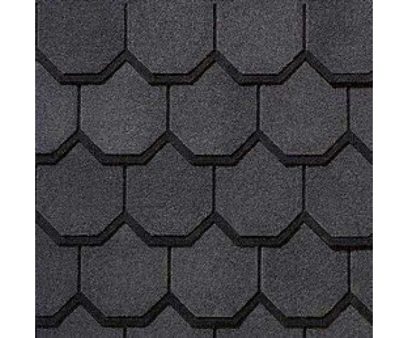 Гибкая черепица Certainteed Carriage House black pearl