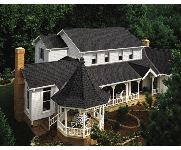 Гибкая черепица Certainteed Carriage House black pearl