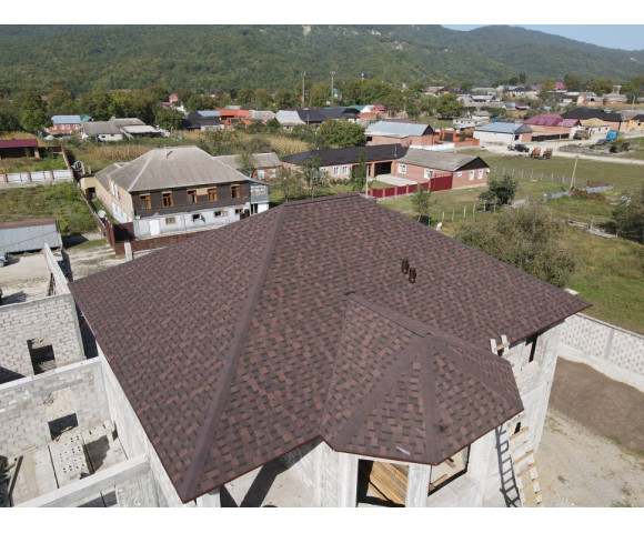 Ламинированная черепица Docke Dragon Premium Зрелый каштан