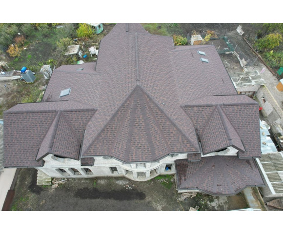 Ламинированная черепица Docke Dragon Premium Зрелый каштан