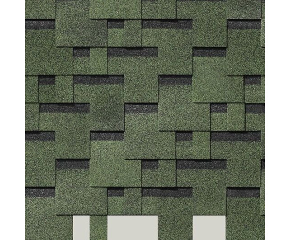 Мягкая кровля Docke Europa Матрица Зеленый