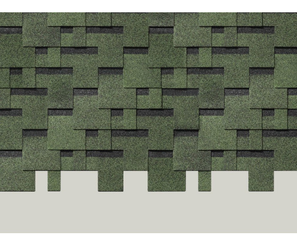 Мягкая кровля Docke Europa Матрица Зеленый