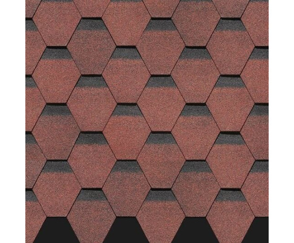 Мягкая кровля Docke Premium Шеффилд Клубника