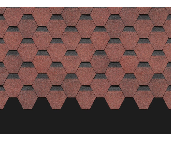 Мягкая кровля Docke Premium Шеффилд Клубника