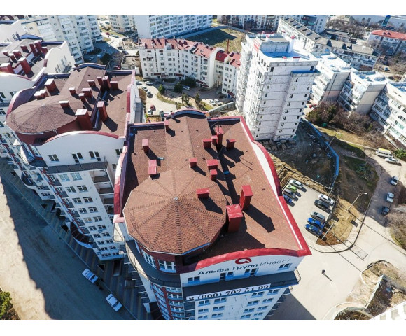 Мягкая кровля Docke Standart Сота Красный