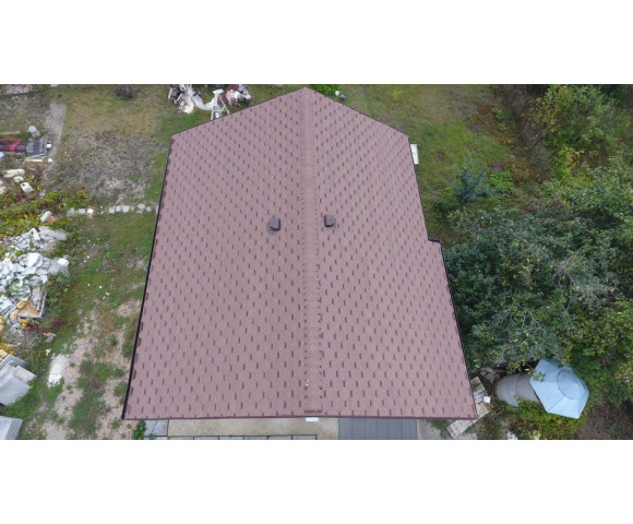 Мягкая кровля Docke Standart Сота Красный