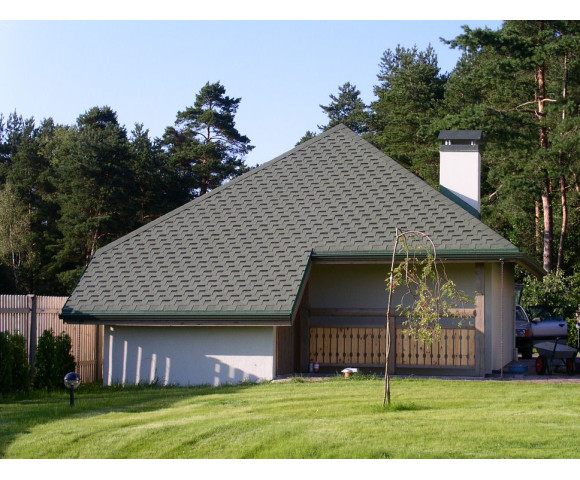 Мягкая кровля Икопал Плано Кларо Зеленый лес